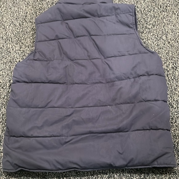 Men’s navy blue vest. Four pockets. Fleece lining. - Picture 3 of 5